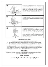 Preview for 2 page of Furniture Solutions Dracula Home Office Chair Assembly Instruction