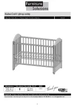 Preview for 1 page of Furniture Solutions Kuba Cot II KUCO Assembly Instructions Manual