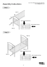 Preview for 5 page of Furniture Solutions Kuba Cot II KUCO Assembly Instructions Manual