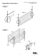 Preview for 6 page of Furniture Solutions Kuba Cot II KUCO Assembly Instructions Manual