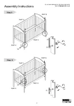 Preview for 7 page of Furniture Solutions Kuba Cot II KUCO Assembly Instructions Manual