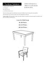 Preview for 1 page of Furniture Solutions LAURA Series Instruction Manual