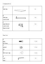 Preview for 3 page of Furniture Solutions LAURA Series Instruction Manual