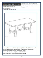 Furniture Solutions MUNICH 18MUNT06 Instruction Manual preview