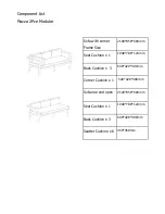 Предварительный просмотр 3 страницы Furniture Solutions Piazza Series Instruction Manual