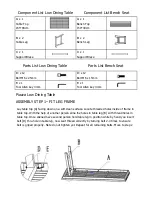 Предварительный просмотр 4 страницы Furniture Solutions Piazza Series Instruction Manual