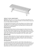 Предварительный просмотр 7 страницы Furniture Solutions Piazza Series Instruction Manual