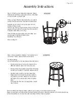 Preview for 5 page of Furniture Solutions VEGA 18VEGBSX2.AB Manual