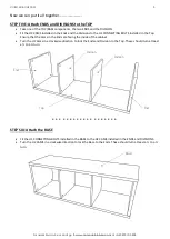 Предварительный просмотр 5 страницы Furniture Tree CUBO CUB-CU412-FP Assembly Instructions Manual