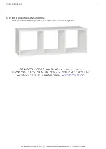 Предварительный просмотр 7 страницы Furniture Tree CUBO CUB-CU412-FP Assembly Instructions Manual