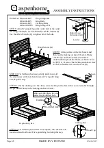 Предварительный просмотр 15 страницы Furniture Values International aspenhome I240-400-RIV Assembly Instructions Manual