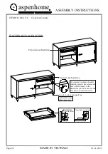 Preview for 2 page of Furniture Values International aspenhome I262-316 Assembly Instructions