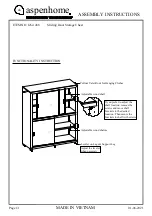 Preview for 2 page of Furniture Values International aspenhome I262-488 Assembly Instructions