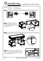 Preview for 2 page of Furniture Values International aspenhome I39-300T Assembly Instructions