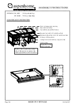 Preview for 3 page of Furniture Values International aspenhome I91-300T Assembly Instructions