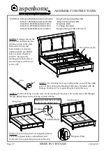 Preview for 19 page of Furniture Values International aspenhome ICB-400-BCH Assembly Instruction Manual