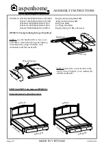 Preview for 20 page of Furniture Values International aspenhome ICB-400-BCH Assembly Instruction Manual