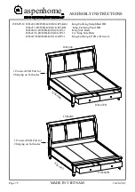 Preview for 21 page of Furniture Values International aspenhome ICB-400-BCH Assembly Instruction Manual