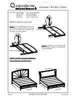 Preview for 5 page of Furniture Values International Aspenhome IKJ-400-KD Assembly Instructions