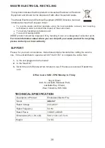 Preview for 21 page of furniture123 AGL047 User And Installation Manual