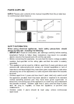 Preview for 3 page of furniture123 AGL048 User Manual