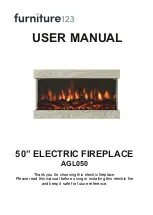 Preview for 1 page of furniture123 AGL050 User Manual