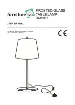 furniture123 DMM005 User Manual preview