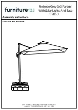 furniture123 FTR063 Assembly Instructions preview