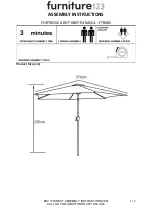 Preview for 1 page of furniture123 FTR085 Assembly Instructions