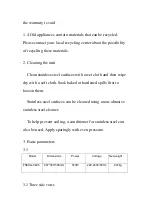 Preview for 3 page of Furnotel FSEHG-0405 Instruction Manual