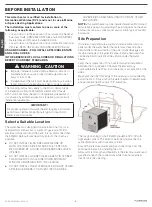 Предварительный просмотр 5 страницы Furrion F2GWH User Manual