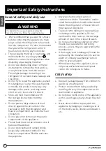 Preview for 4 page of Furrion FCR20ACAFA-SS Instruction Manual