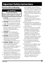 Preview for 5 page of Furrion FCR33ACA-BL Instruction Manual