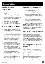 Preview for 9 page of Furrion FCR33ACA-BL Instruction Manual