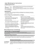 Предварительный просмотр 10 страницы Furrion FDW18SAS-SS Instruction Manual