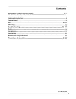 Предварительный просмотр 3 страницы Furrion FIH2ZEA-BG Operating And Installation Instructions