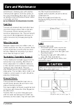 Preview for 23 page of Furrion FMCM17-BL Instruction Manual