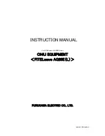 Предварительный просмотр 1 страницы Furukawa electric FITELwave AG20E (L) Instruction Manual