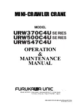 Furukawa Unic URW370C4U Series Operation & Maintenance Manual предпросмотр