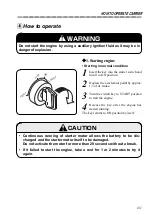 Предварительный просмотр 69 страницы Furukawa Unic URW370C4U Series Operation & Maintenance Manual