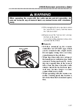 Предварительный просмотр 121 страницы Furukawa Unic URW370C4U Series Operation & Maintenance Manual