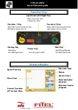 Preview for 4 page of Furukawa ofs FITEL FITELS123M12 Quick Reference Manual