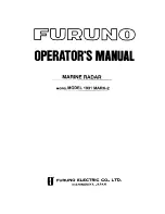 Preview for 1 page of Furuno 1931 MARK-2 Operator'S Manual