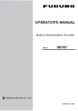 Furuno BBDS1 Operator'S Manual preview