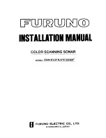 Furuno CSH-21 Installation Manual preview