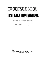 Furuno CSH-7 Installation Manual preview