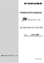 Furuno ENVISION AR-100M Operator'S Manual preview