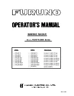 Furuno FA-2805 Operator'S Manual preview