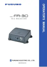 Furuno FA-30 Operator'S Manual preview