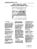 Furuno FAX-214 Quick Operation Manual preview